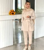 ترنچ کت کتان زارا